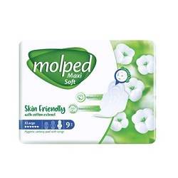 مولپد نوار بهداشتی کلاسیک پنبه ای تکی خیلی بزرگ 9 عددی